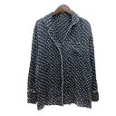【中古】エミリーウィーク EMILY WEEK ルームウェア カーディガン 花柄 絹 シルク F 紺 ネイビー /MN レディース 【ベクトル 古着】 2503...