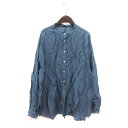 【中古】アングリッド UNGRID シャツ バンドカラー オーバーサイズ 長袖 F 青 ブルー /MS レディース 【ベクトル 古着】 250321(4)