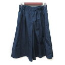 【中古】アダムエロペ Adam et Rope' ガウチョパンツ 38 M 紺 ネイビー /YI レディース 【ベクトル 古着】 250324(4)