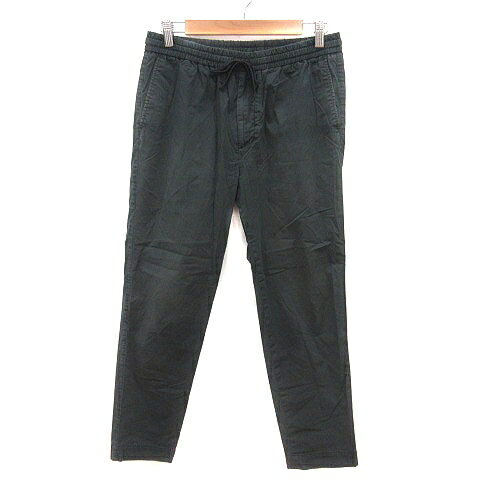 【中古】モリスアンドサンズ MORRIS ＆ SONS パンツ ウエストマーク ロング 2 黒 ブラック /MS メンズ 【ベクトル 古着】 250325