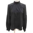 【中古】アーバンリサーチ URBAN RESEARCH items ブラウス シャツ ハイネック 長袖 One 黒 ブラック /YK レディース 【ベクトル 古着】 250327(4)
