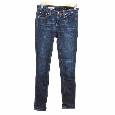 【中古】エージー AG セオリー Theory スキニーパンツ デニム 24 S インディゴ /YK レディース 【ベクトル 古着】 250406