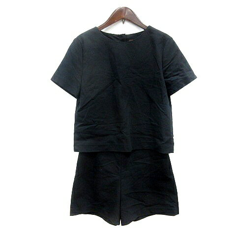 【中古】ザラ トラファルック ZARA Trafaluc パンツ サロペット オールインワン 半袖 S 黒 ブラック /MN レディース 【ベクトル 古着】 250403 【中古】ザラ トラファルック ZARA Trafaluc パンツ サロペット オールインワン 半袖 S 黒 ブラック /MN レディース 【ベクトル 古着】 250403