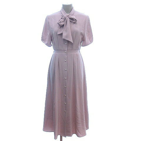 【中古】ミッシュマッシュ MISCH MASCH シャツワンピース ロング ボウタイ 半袖 M ピンク /AU レディース 【ベクトル 古着】 250408 【中古】ミッシュマッシュ MISCH MASCH シャツワンピース ロング ボウタイ 半袖 M ピンク /AU レディース 【ベクトル 古着】 250408