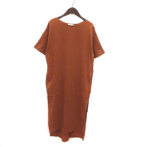 【中古】ベイフロー BAYFLOW ワンピース ロング スリット 五分袖 茶 ブラウン /MS レディース 【ベクトル 古着】 250412 【中古】ベイフロー BAYFLOW ワンピース ロング スリット 五分袖 茶 ブラウン /MS レディース 【ベクトル 古着】 250412