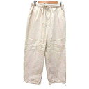 【中古】マンゴ MNG ワイドパンツ M アイボリー 白 ホワイト /YK レディース 【ベクトル 古着】 250424(4)