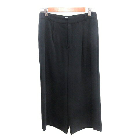 【中古】ドゥーズィエムクラス DEUXIEME CLASSE ガウチョパンツ スカンツ 36 S 黒 ブラック /AU レディース 【ベクトル 古着】 250507 【中古】ドゥーズィエムクラス DEUXIEME CLASSE ガウチョパンツ スカンツ 36 S 黒 ブラック /AU レディース 【ベクトル 古着】 250507