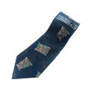 【中古】未使用品 ピータースコット Peter Scott ネクタイ レギュラータイ 総柄 緑 グリーン /AU ●RY メンズ 【ベクトル 古着】 250509(4)