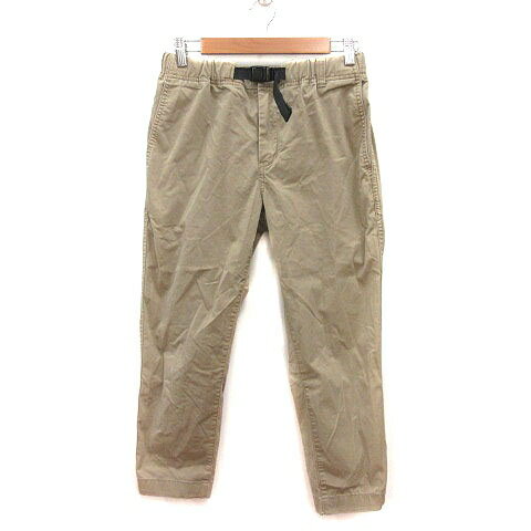 【中古】グローバルワーク GLOBAL WORK ワークパンツ テーパード ウエストマーク S ベージュ /MS メンズ 【ベクトル 古着】 250512