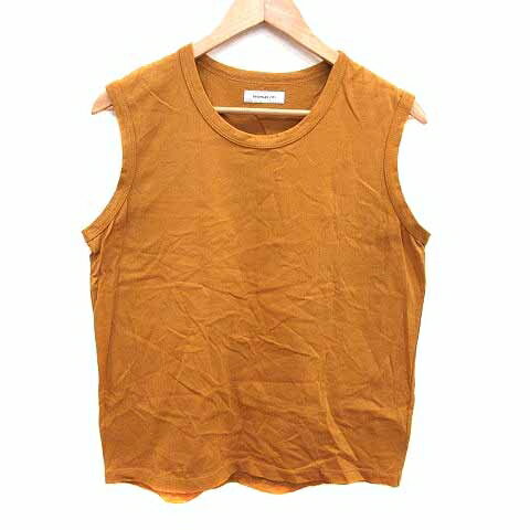 【中古】オーディナリーフィッツ ORDINARY FITS タンクトップ 0 XS 茶 キャメル /YK メンズ 【ベクトル 古着】 250514
