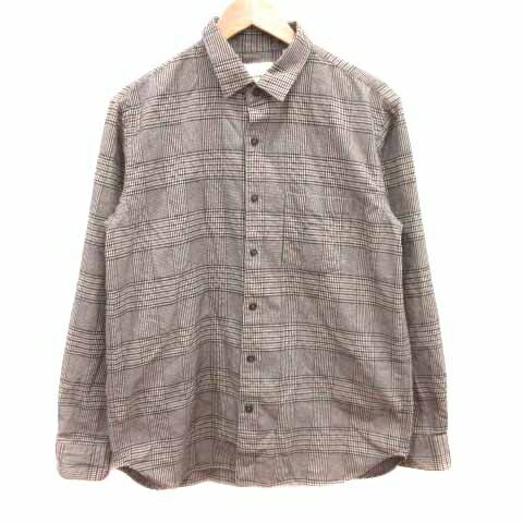 【中古】フリークスストア FREAKS STORE カジュアルシャツ グレンチェック 長袖 M ベージュ /YK メンズ 【ベクトル 古着】 250514 【中古】フリークスストア FREAKS STORE カジュアルシャツ グレンチェック 長袖 M ベージュ /YK メンズ 【ベクトル 古着】 250514