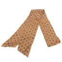【中古】ノーブランド スカーフ マフラー リボン 総柄 茶 ブラウン /YK ●RY レディース 【ベクトル 古着】 250530