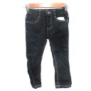 【中古】アルジー ALGY スキニーパンツ イージー ワッペン 100cm 黒 ブラック /AU ●RY キッズ 【ベクトル 古着】 250602(4)