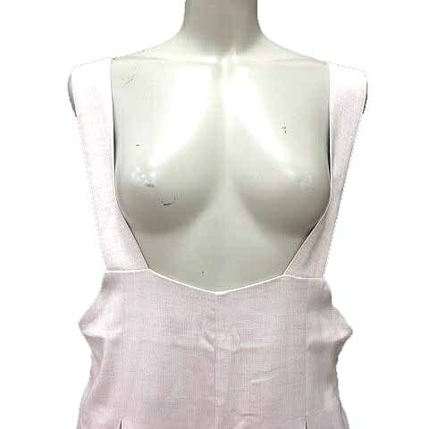 【中古】アウィーエフ AuieF パンツ オールインワン サロペット 38 M ベビーピンク /YK レディース 【ベクトル 古着】 250607