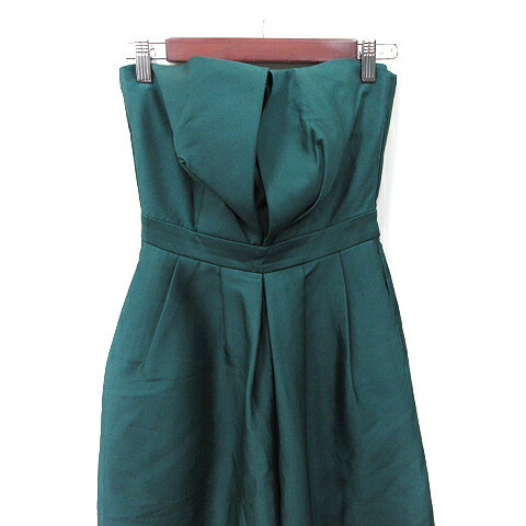 【中古】ラグナムーン LagunaMoon パンツ オールインワン サロペット ベアトップ S 緑 グリーン /YI レディース 【ベクトル 古着】 250614