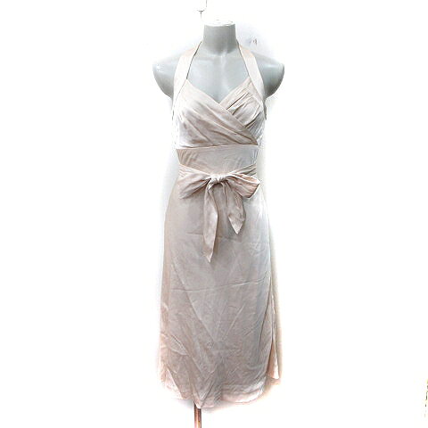 【中古】ストロベリーフィールズ STRAWBERRY-FIELDS キャミワンピース ロング ベージュ /YI レディース 【ベクトル 古着】 250614
