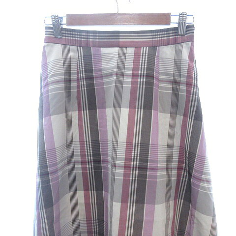 【中古】ロペピクニック ROPE Picnic フレアスカート マキシ ロング チェック 38 M ベージュ /AU レディース 【ベクトル 古着】 250613 vectorpremium-18515565 ブランド古着ベクトルプレミアム店 サンプル画像3