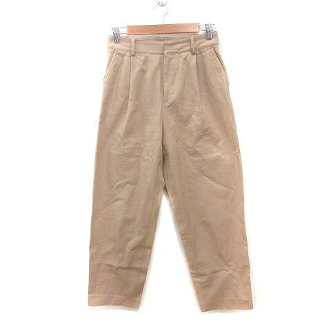 【中古】トゥモローランドコレクション TOMORROWLAND collection パンツ ロング 36 ベージュ /MS レディース 【ベクトル 古着】 250617