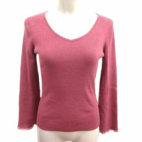 【中古】プロポーション ボディドレッシング PROPORTION BODY DRESSING ニット カットソー Vネック 長..