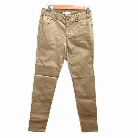 【中古】未使用品 ギャミヌリィ gaminerie テーパードパンツ S ベージュ /YK レディース 【ベクトル 古着】 250626