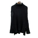 【中古】アズールバイマウジー AZUL by moussy ニット セーター タートルネック 長袖 M 黒 ブラック /MN レディース 【ベクトル 古着】 250626