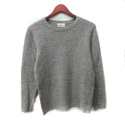 【中古】タケオキクチ ミクスパイス TK MIXPICE ニット セーター 長袖 ウール グレー /YI メンズ 【ベ..