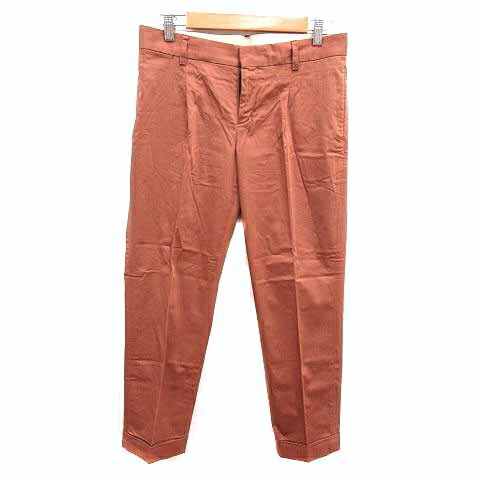 【中古】B&Y ユナイテッドアローズ BEAUTY&YOUTH ビューティー&ユース スラックスパンツ M 茶 ブラウン /YK レディース 【ベクトル 古着】 250708