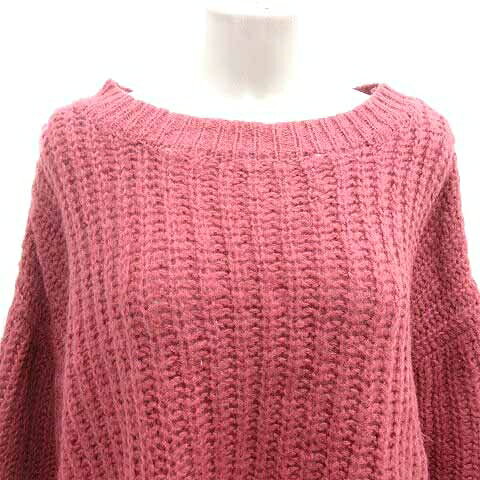 【中古】グローバルワーク GLOBAL WORK ニット セーター 長袖 モヘア混 S ピンク /YK レディース 【ベクトル 古着】 260218 vectorpremium-18553477 ブランド古着ベクトルプレミアム店 サンプル画像2