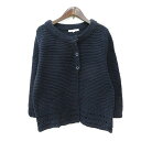【中古】グリーンレーベルリラクシング ユナイテッドアローズ green label relaxing green gate カーディガン ニット S 紺 ネイビー /MN レディース 【ベクトル 古着】 250717