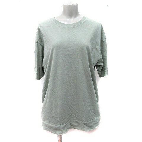 【中古】イエナ IENA チュニック カットソー 半袖 緑 カーキ /YI レディース 【ベクトル 古着】 250725