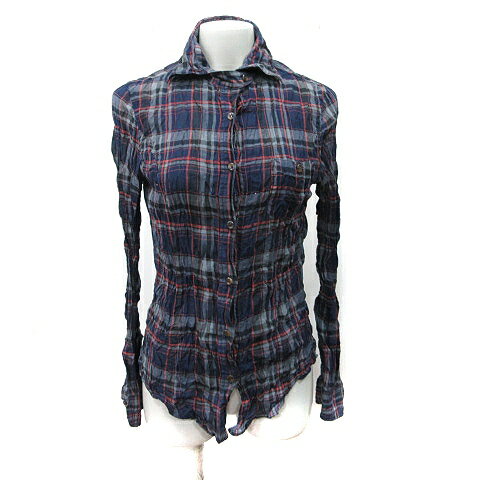 【中古】アパルトモン L'Appartement シャツ ブラウス チェック 長袖 S マルチカラー /YI レディース 【ベクトル 古着】 250801 【中古】アパルトモン L'Appartement シャツ ブラウス チェック 長袖 S マルチカラー /YI レディース 【ベクトル 古着】 250801