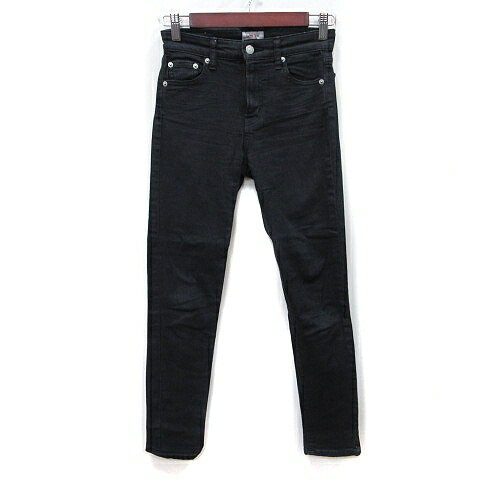 【中古】アングリッド UNGRID スキニーパンツ 23 黒 ブラック /YI レディース 【ベクトル 古着】 250815