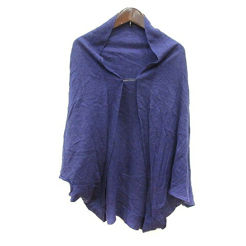 【中古】タバサ TABASA カーディガン ニット 七分袖 ドルマンスリーブ ウール 紫 パープル /MN レディース 【ベクトル 古着】 250825