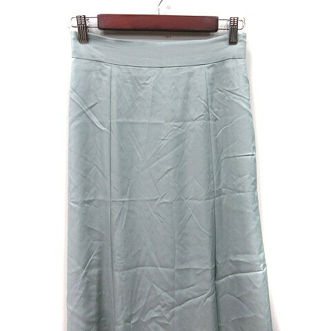 【中古】メルシー MERCI フレアスカート マキシ M ミントグリーン /YI レディース 【ベクトル 古着】 251011