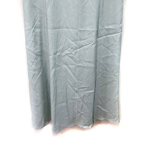 【中古】メルシー MERCI フレアスカート マキシ M ミントグリーン /YI レディース 【ベクトル 古着】 251011