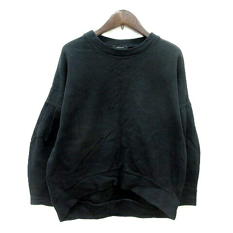 【中古】ジーナシス JEANASIS トレーナー 長袖 F 黒 ブラック /MN レディース 【ベクトル 古着】 251014(4)