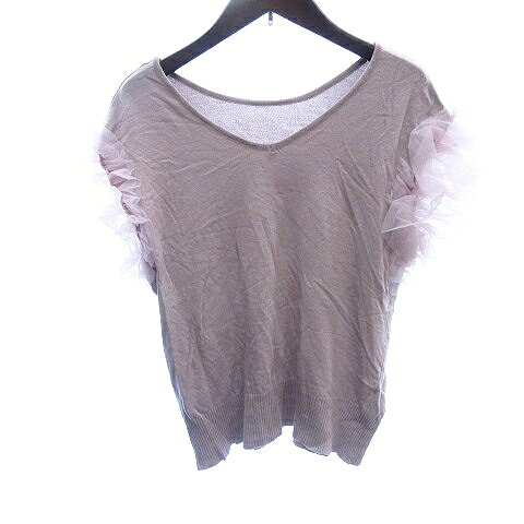【中古】ナチュラルクチュール natural couture ニット カットソー 2WAY 切替 チュール フレンチスリーブ ピンク /AU レディース 【ベクトル 古着】 251027表記サイズサイズ表記なし(実寸サイズをご覧ください)実寸サイズ身幅：約45cm　着丈：約51cm　ゆき丈：約31cm　　素材本体レーヨン80%ナイロン20% 別布ナイロン100%色ピンク状態使用感が少なく、状態の良い商品です。 ※あくまでも中古品ですので掲載写真や記載内容をご確認いただき、ご理解の上ご購入ください。商品のお問い合わせの回答を休止しております。＊各商品ページの商品詳細等をご確認の上ご購入ください。【中古】ナチュラルクチュール natural couture ニット カットソー 2WAY 切替 チュール フレンチスリーブ ピンク /AU レディース 【ベクトル 古着】 251027状態ランク　”A”詳細については、下記および「状態ランクについて」ページをご覧ください。未使用・新品の商品ほぼ新品同様の商品使用感が少なく、かなり状態の良い商品使用感はあるが、傷や汚れの少ない商品使用感の他、傷や汚れが見られる商品かなり大きな傷みがある難あり商品※S〜CランクはUSED品となりますので、使用感をご理解の上でご入札下さい。状態ランクについてinformation表記サイズサイズ表記なし(実寸サイズをご覧ください)実寸サイズ身幅：約45cm　着丈：約51cm　ゆき丈：約31cm　　素材本体レーヨン80%ナイロン20% 別布ナイロン100%色ピンク状態使用感が少なく、状態の良い商品です。 ※あくまでも中古品ですので掲載写真や記載内容をご確認いただき、ご理解の上ご購入ください。商品のお問い合わせの回答を休止しております。＊各商品ページの商品詳細等をご確認の上ご購入ください。本商品は一点物です他サイトや店舗にて販売している商品です。多少のお時間差にて欠品になることもございます。予めご了承頂ますようお願い致します。ベクトル・サイズガイドはこちらこの商品と同じブランドの商品を見る