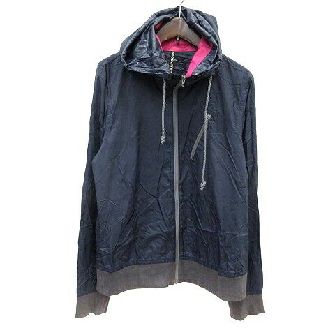 【中古】フラボア FRAPBOIS パーカー ジップアップ 1 S 紺 ネイビー /MN メンズ 【ベクトル 古着】 251031