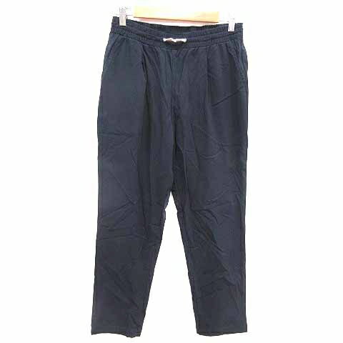 【中古】日本織物中央卸商業組合連合会 テーパードパンツ L 紺 ネイビー /YK ●RY レディース 【ベクト..