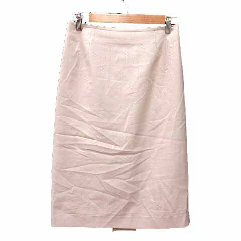 【中古】ポールスチュアート PAUL STUART タイトスカート ミモレ ロング ウール 8 L ベージュ /YK レディース 【ベクトル 古着】 251109(4)