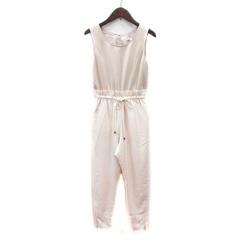 【中古】ミシェルマカロン michell Macaron パンツ オールインワン ノースリーブ XS ライトベージュ /MN レディース 【ベクトル 古着】 251121