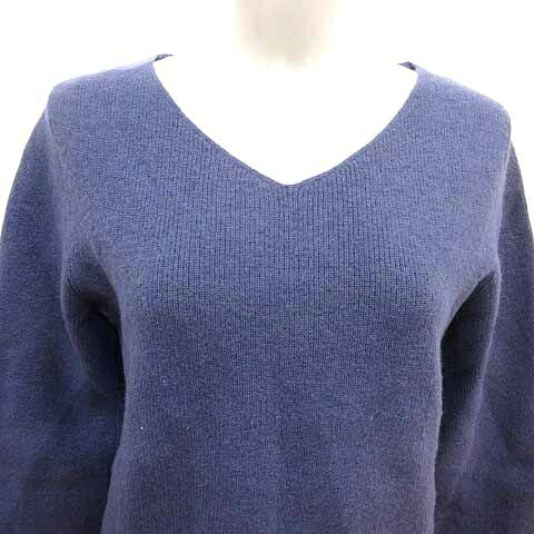 【中古】ミラオーウェン Mila Owen ニット セーター Vネック 長袖 0 S 紺 ネイビー /YK レディース 【ベクトル 古着】 260215 vectorpremium-18855057 ブランド古着ベクトルプレミアム店 サンプル画像2