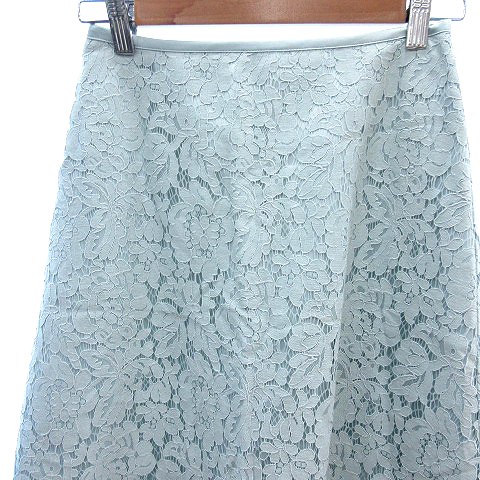 【中古】ロペピクニック ROPE Picnic フレアスカート ミモレ ロング 総レース 36 S 水色 ライトブルー /AU レディース 【ベクトル 古着】 260212 vectorpremium-18912534 ブランド古着ベクトルプレミアム店 サンプル画像3