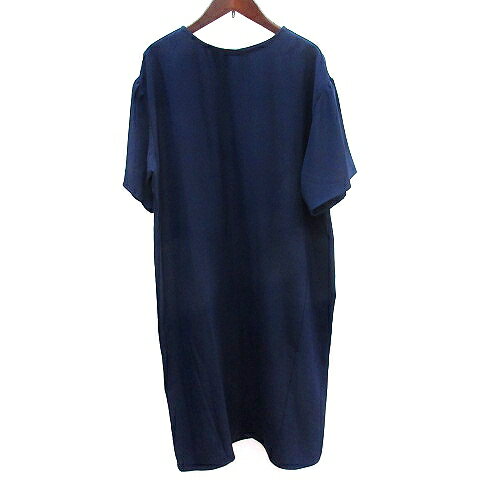 樂天商城 - 【中古】フェリース ルネス Feliz Lunes ワンピース ミモレ ロング 五分袖 2 M 紺 ネイビー /AU レディース 【ベクトル 古着】 260403
