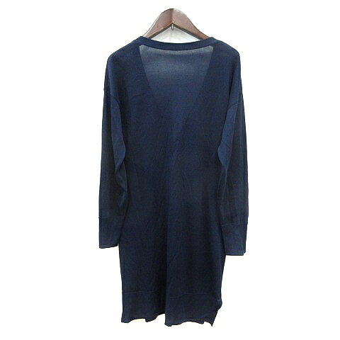 【中古】アーバンリサーチ URBAN RESEARCH カーディガン ニット ロング One M 紺 ネイビー /MN レディース 【ベクトル 古着】 260225 2