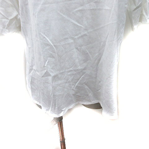 【中古】自由区 オンワード樫山 カットソー 半袖 46 XXXL 白 ホワイト /YI レディース 【ベクトル 古着】 260227 vectorpremium-18935947 ブランド古着ベクトルプレミアム店 サンプル画像3