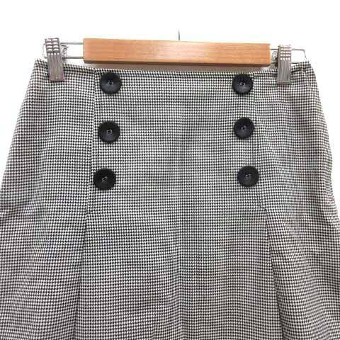 【中古】マリークワント MARY QUANT LONDON 台形スカート ミニ 千鳥格子 M 黒 ブラック 白 ホワイト /YK レディース 【ベクトル 古着】 260326 vectorpremium-19002212 ブランド古着ベクトルプレミアム店 サンプル画像2
