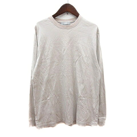 Rakuten - 【中古】センスオブプレイス バイ アーバンリサーチ Sense of Place by Urban Research カットソー Tシャツ クルーネック 長袖 M グレージュ /MN メンズ 【ベクトル 古着】 260401
