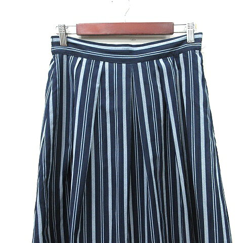 【中古】ロペピクニック ROPE Picnic フレアスカート ミモレ ロング ストライプ 38 M 紺 ネイビー /YI レディース 【ベクトル 古着】 260407 vectorpremium-19034308 ブランド古着ベクトルプレミアム店 サンプル画像2
