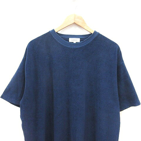 【中古】クローズド CLOSED カットソー クルーネック パイル地 半袖 L 青 ブルー /MS メンズ 【ベクトル 古着】 260417 vectorpremium-19057534 ブランド古着ベクトルプレミアム店 サンプル画像2